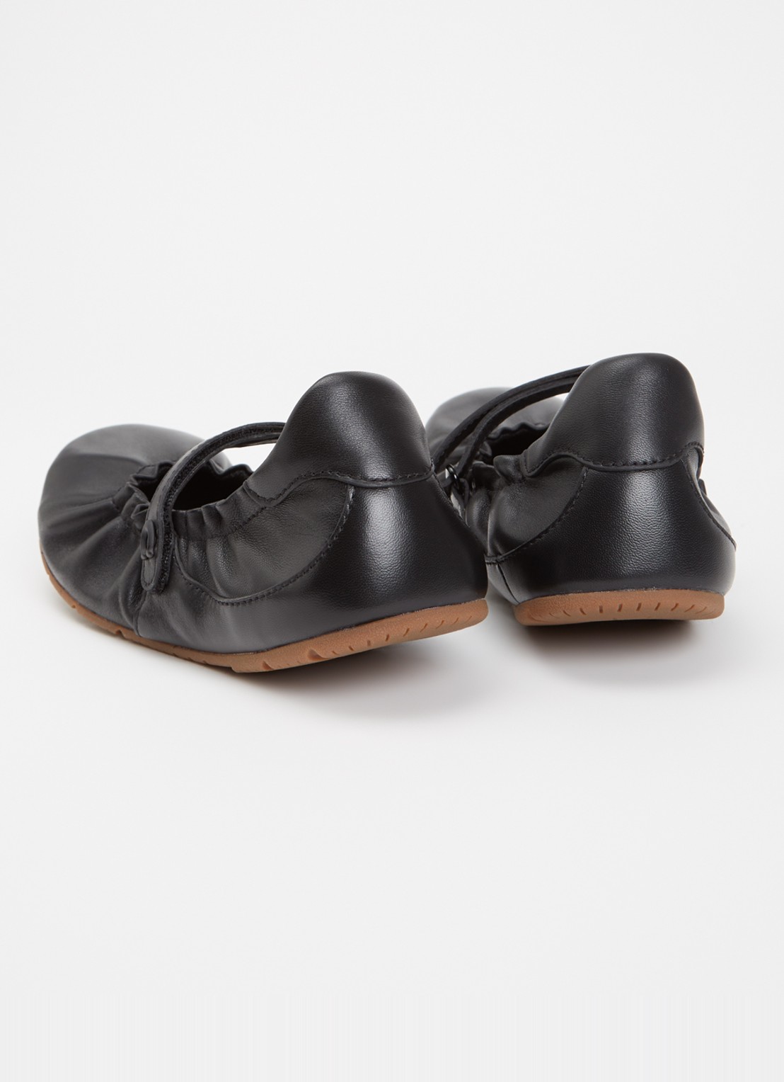 Coach Ballerina van leer - achterkant zwart
