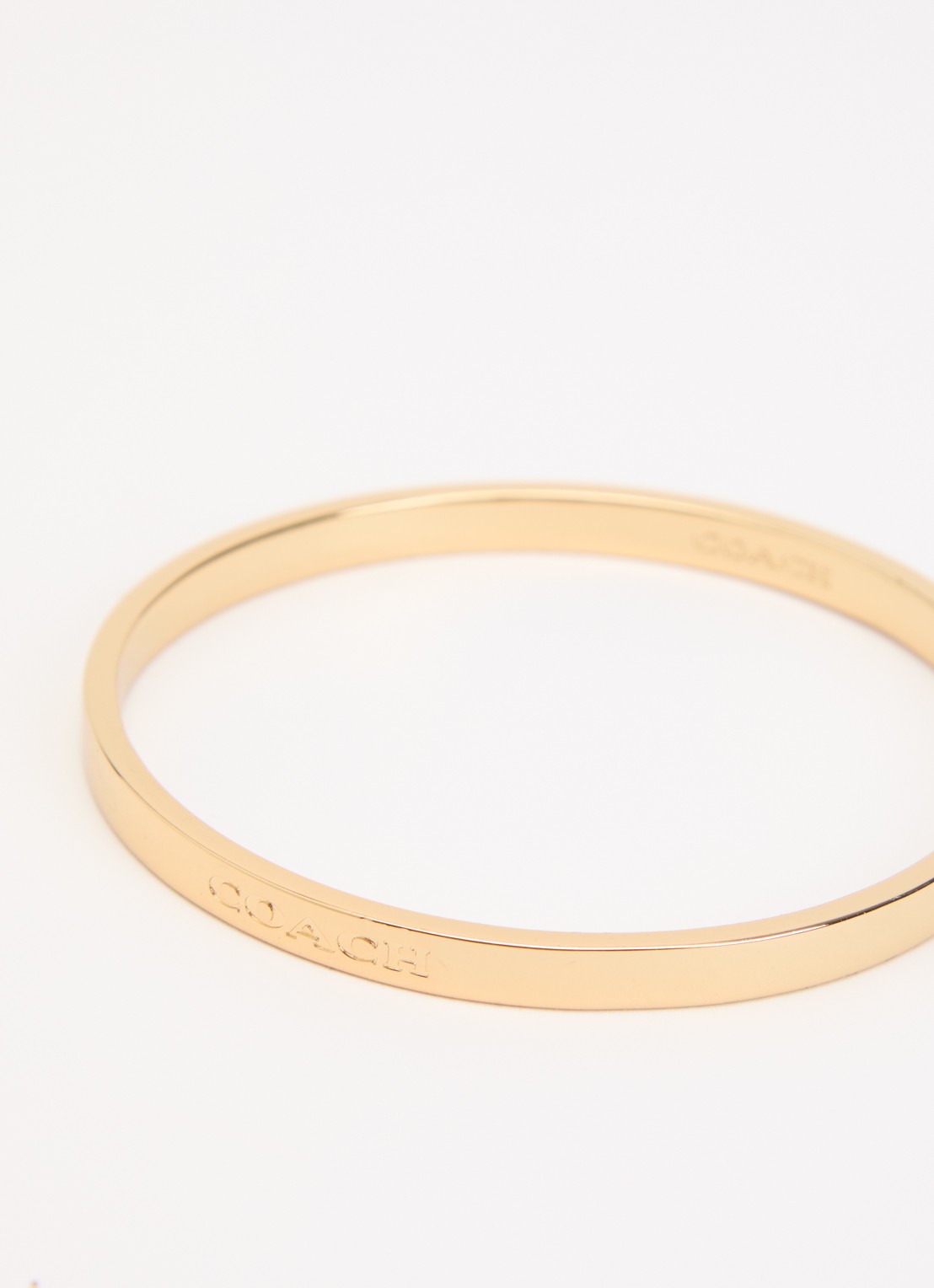Coach Bangle in set van 2 - detail goud