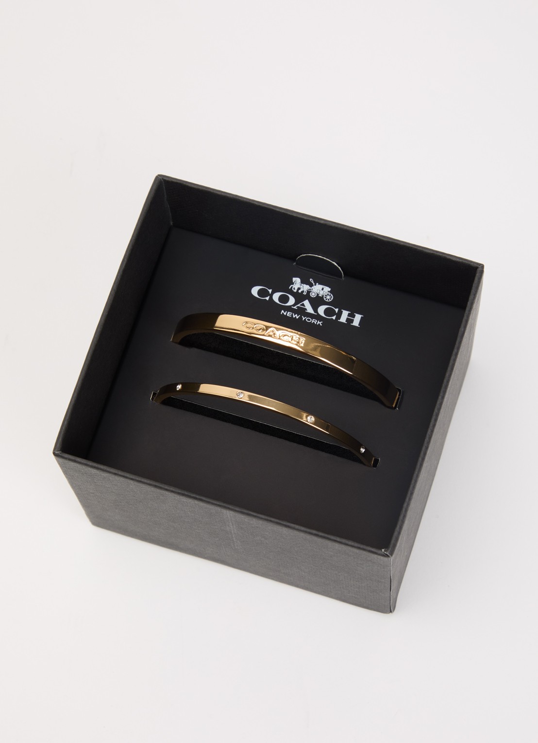 Coach Bangle in set van 2 - detail 2 goud