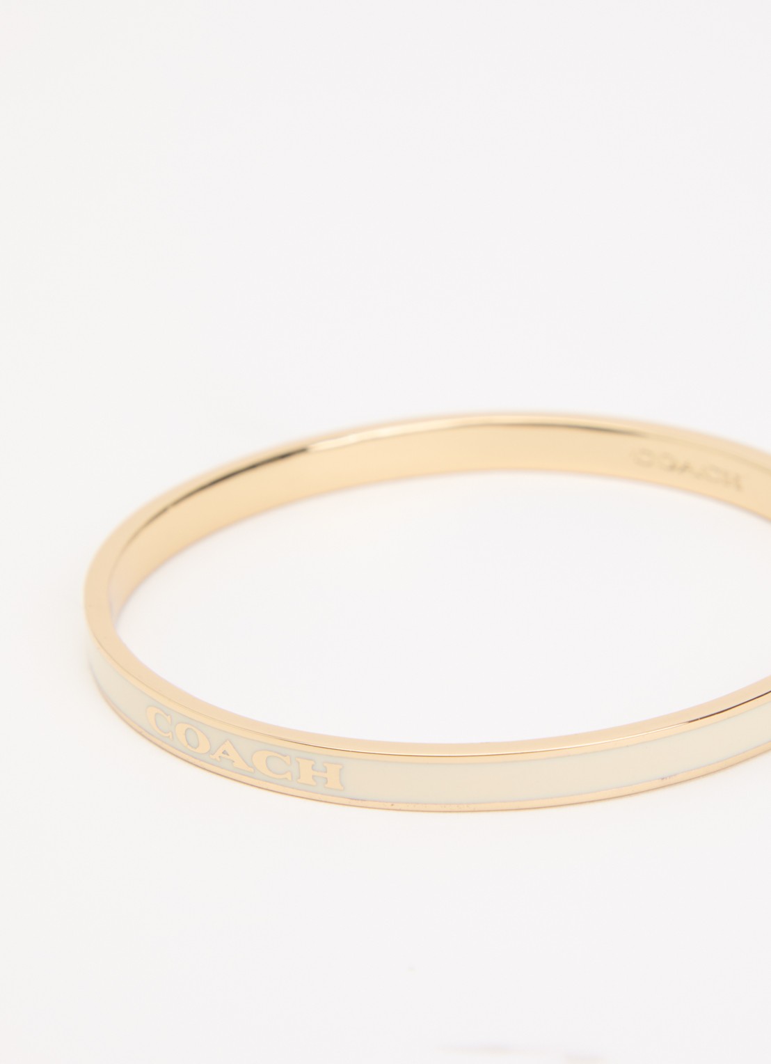Coach Bangle in set van 2 - detail 3 wit