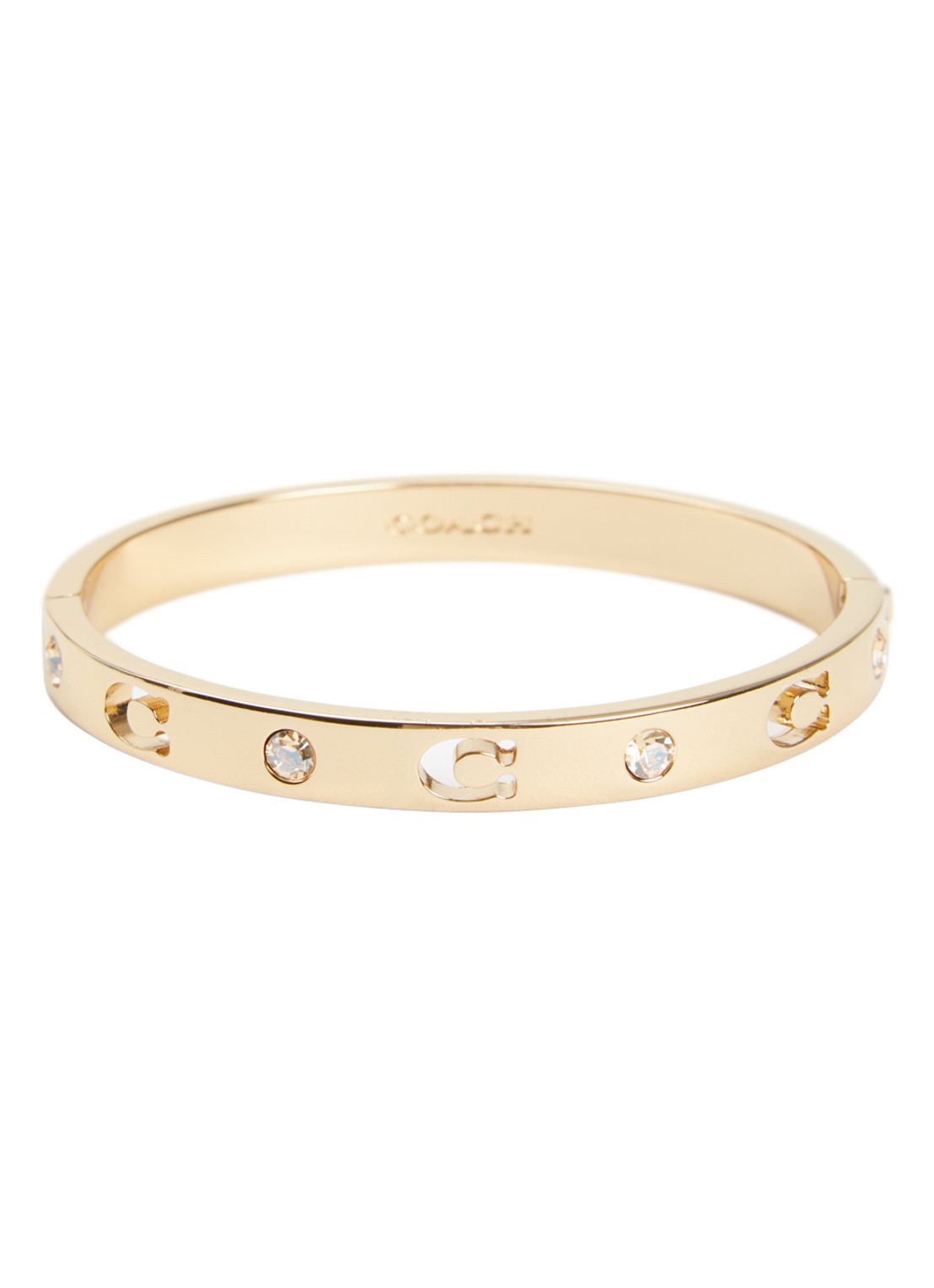Coach Bangle met logo - voorkant 2 goud