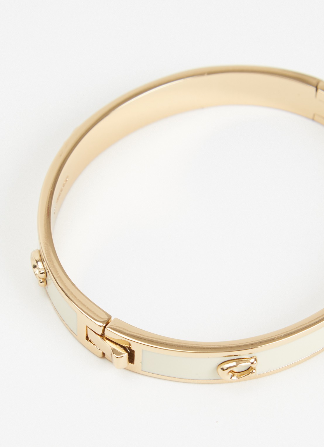 Coach Bangle met logo - detail 3 wit