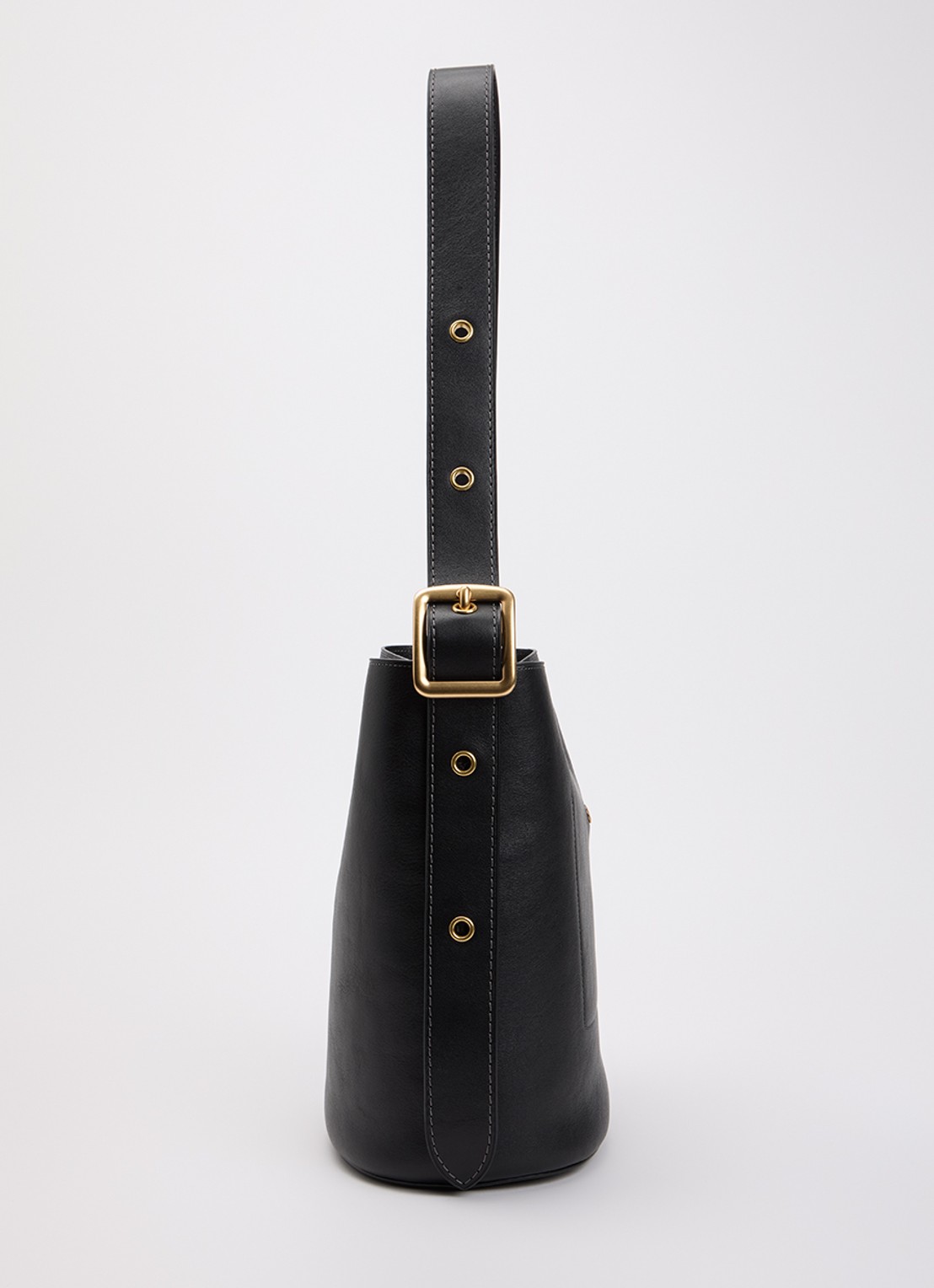 Coach Bleecker schoudertas van leer met uitneembaar etui - detail 6 zwart