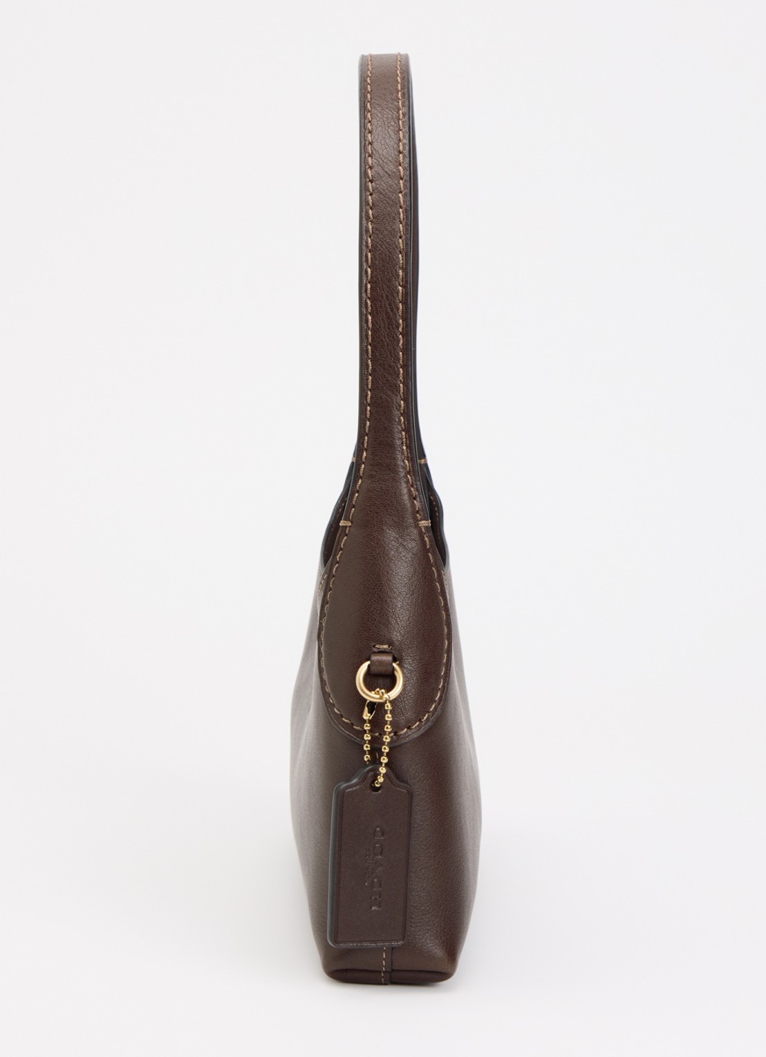 Coach Brooklyn 24 schoudertas van leer - detail 4 bruin