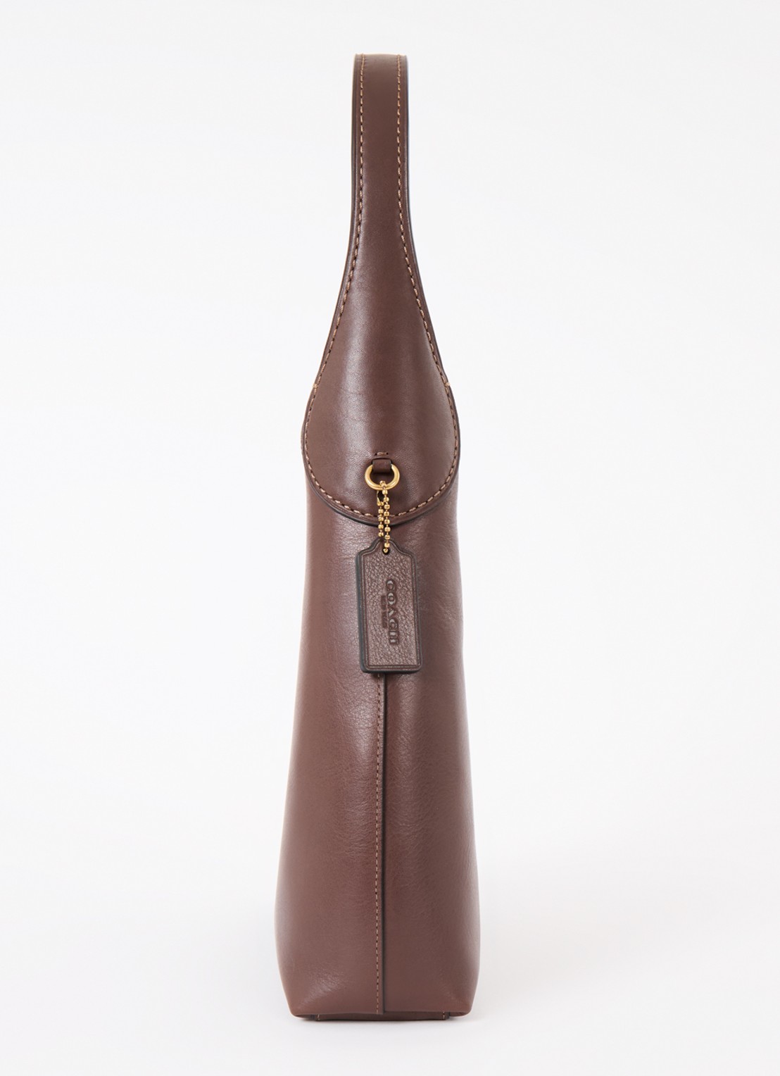 Coach Brooklyn 28 schoudertas van leer - detail 5 donkerbruin