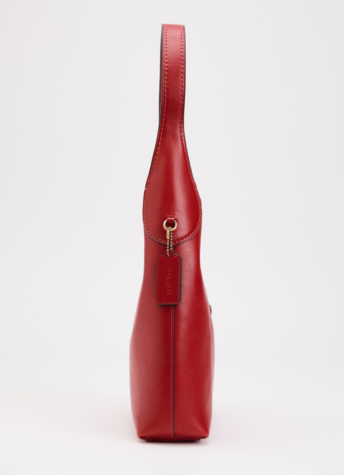 Coach Brooklyn 28 schoudertas van leer - detail 4 rood