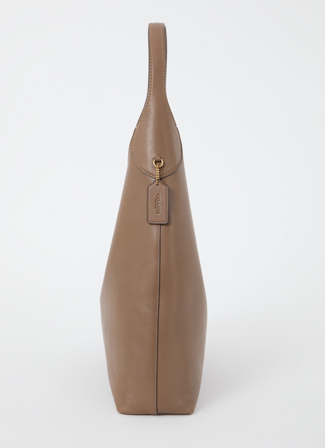 Coach Brooklyn 39 schoudertas van leer - detail 4 bruin