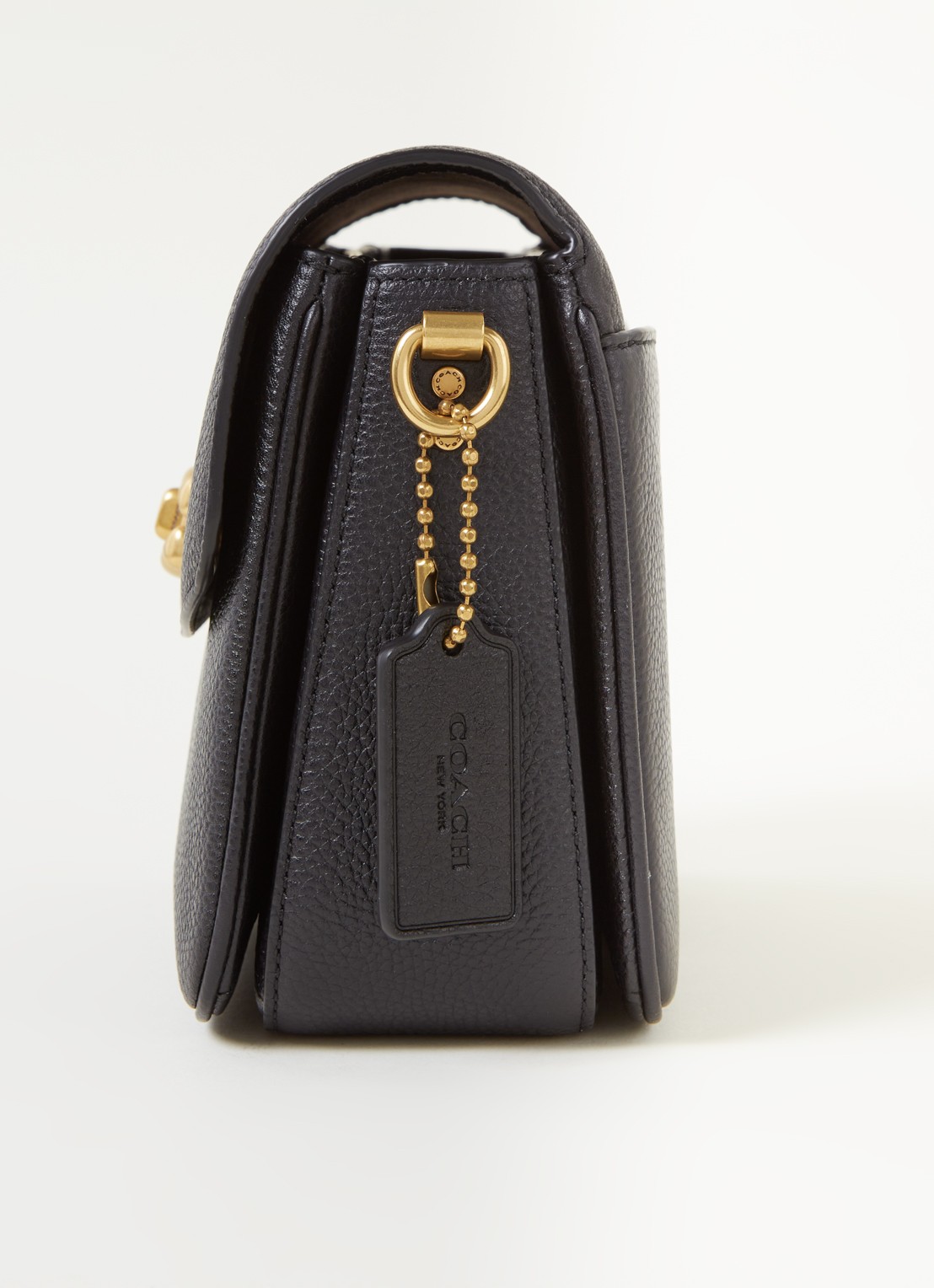 Coach Cassie 19 crossbodytas van leer  - detail 5 zwart