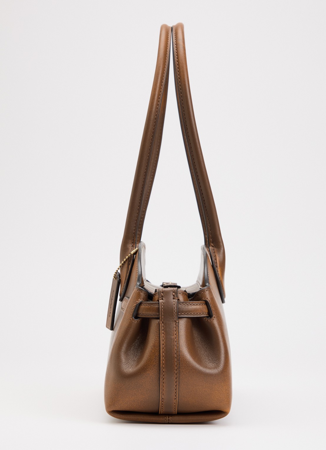 Coach Empire 34 schoudertas van leer - detail 3 bruin