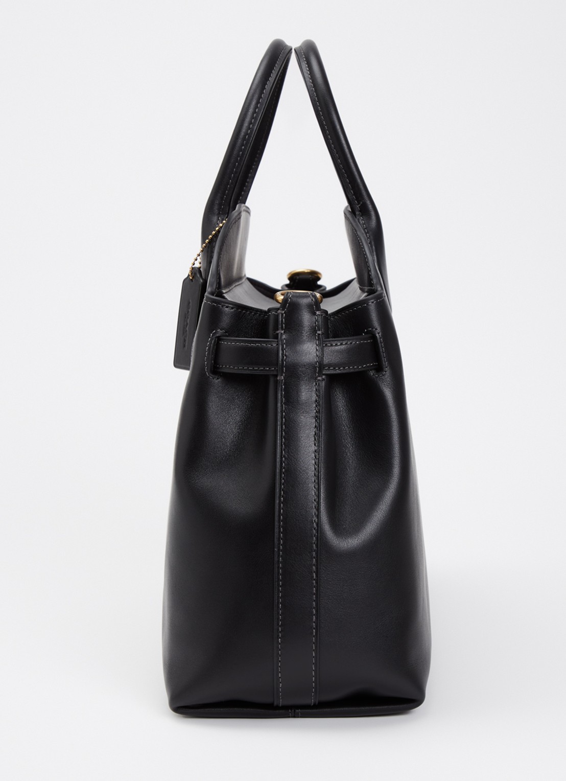 Coach Empire handtas van leer met afneembare schouderriem - detail 3 zwart