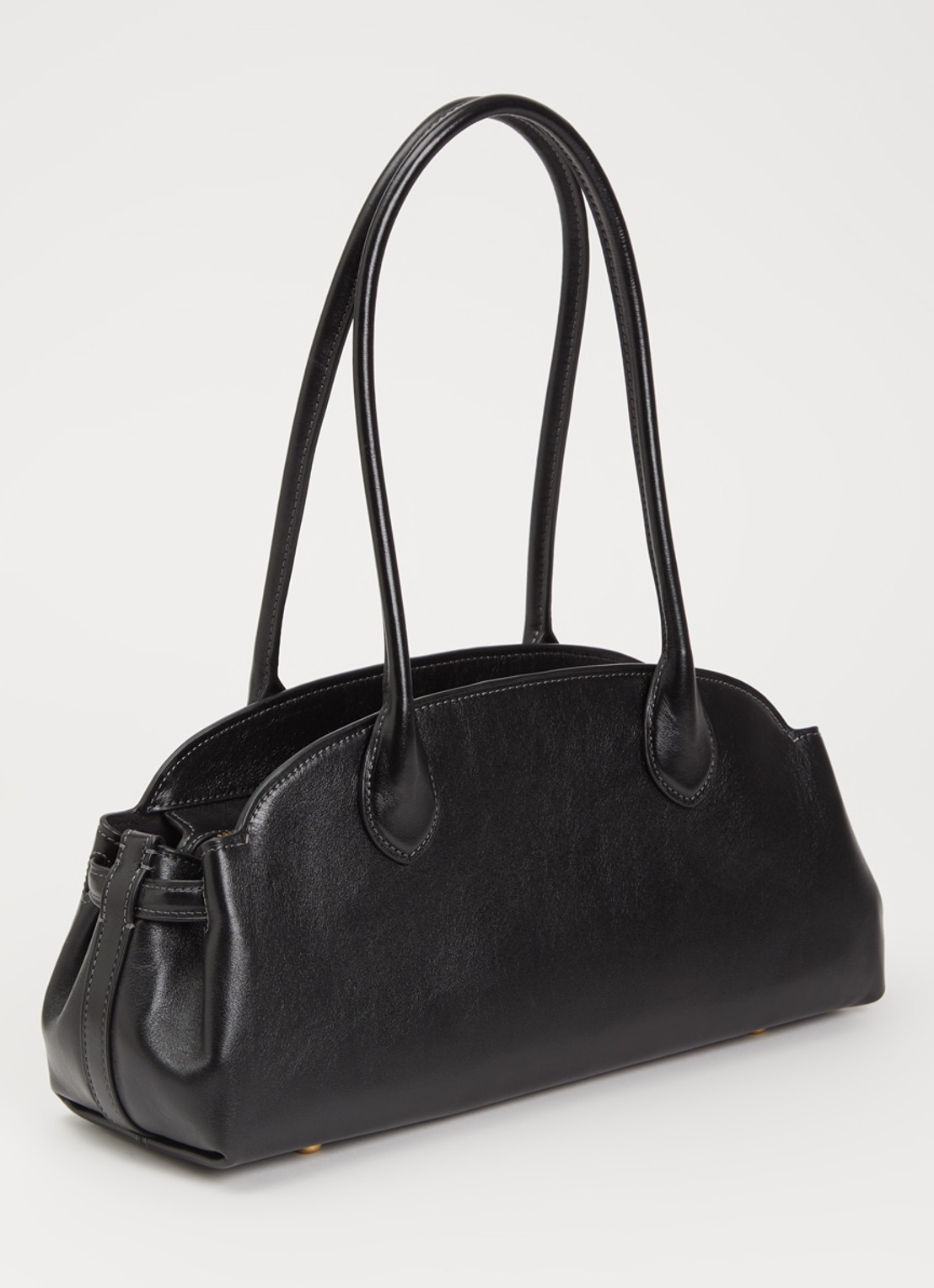 Coach Empire schoudertas van leer - achterkant 6 zwart