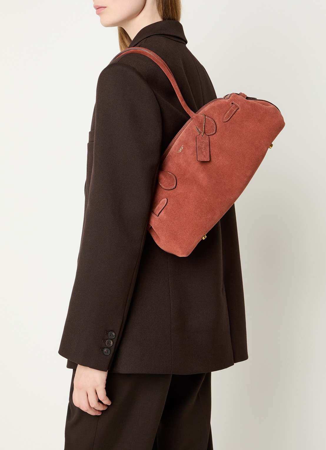 Coach Empire schoudertas - voorkant 3 camel