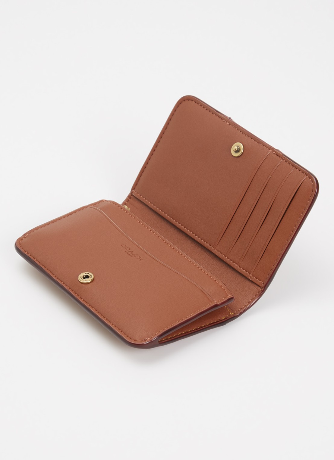 Coach Essential portemonnee met logoprint - detail bruin