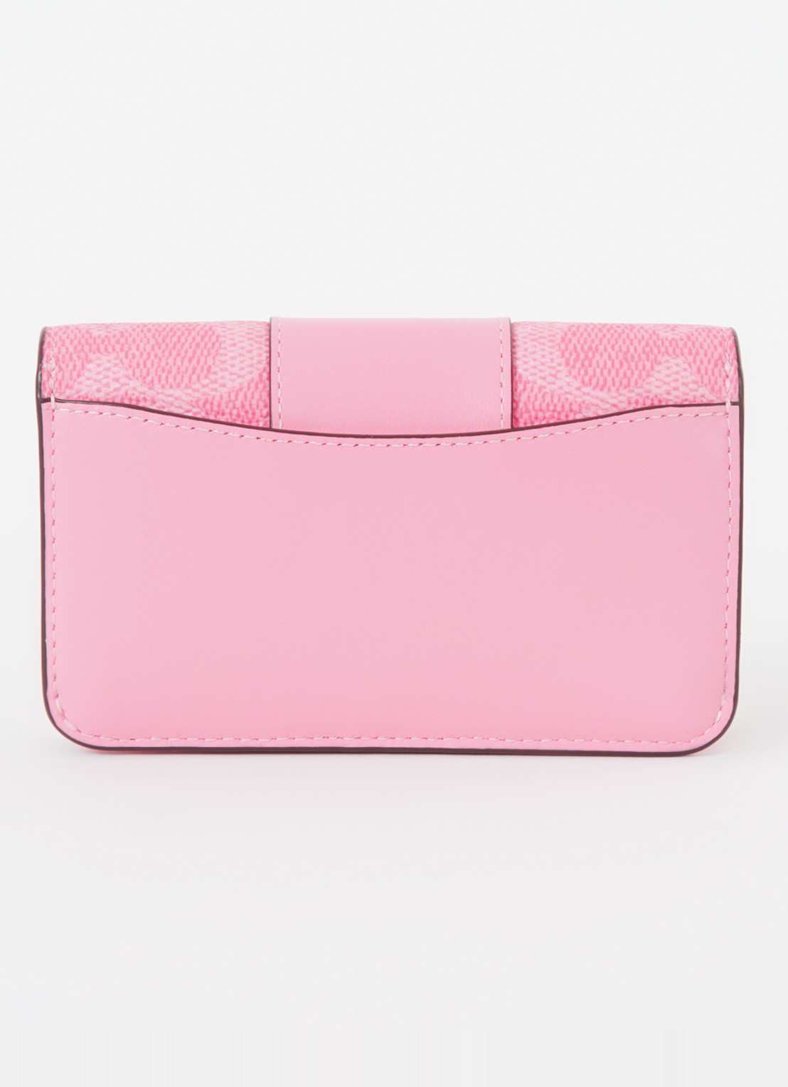 Coach Essential Slim portemonnee met logoprint - achterkant 3 roze