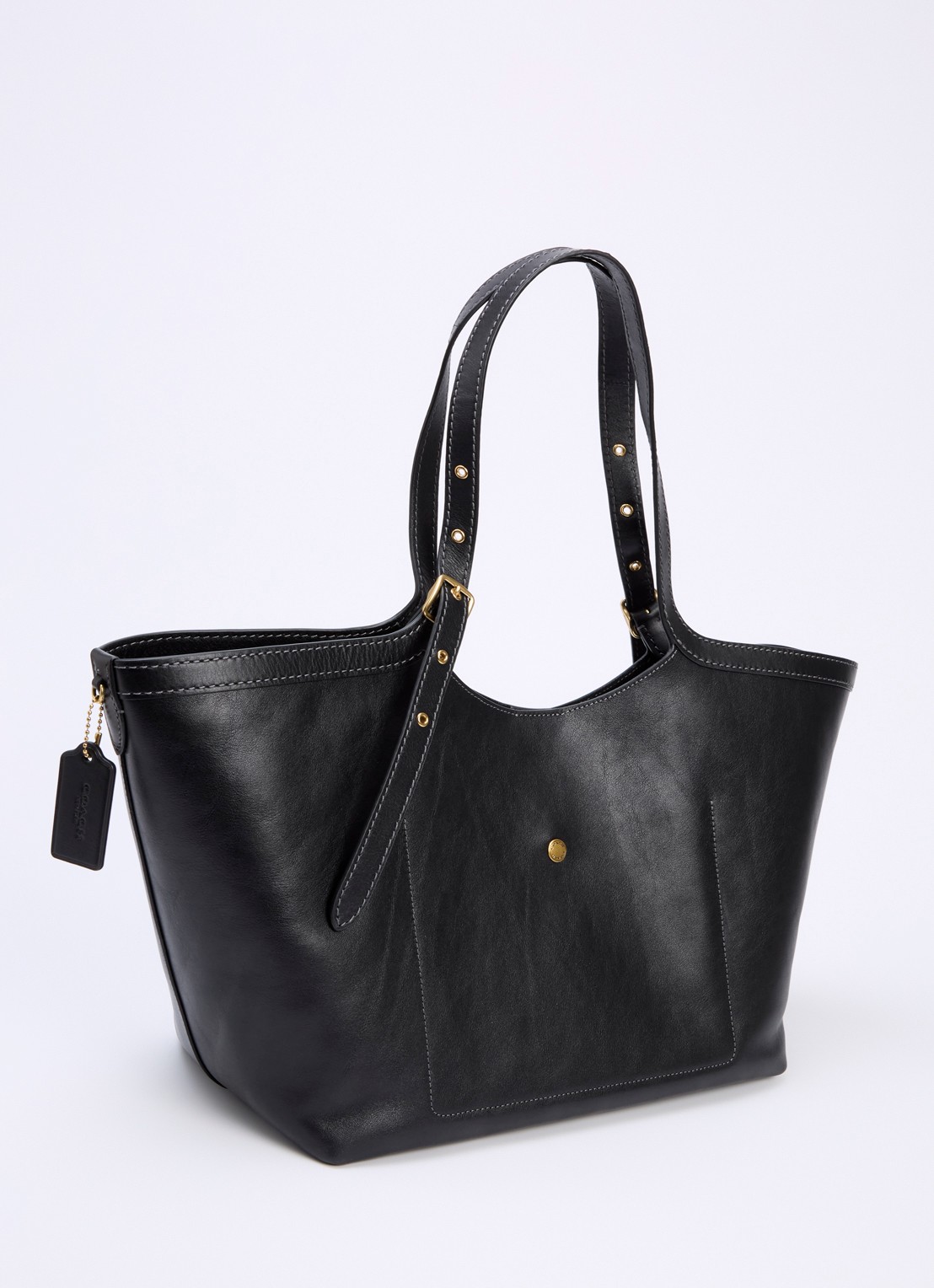 Coach Gramercy shopper van leer  - achterkant 3 zwart