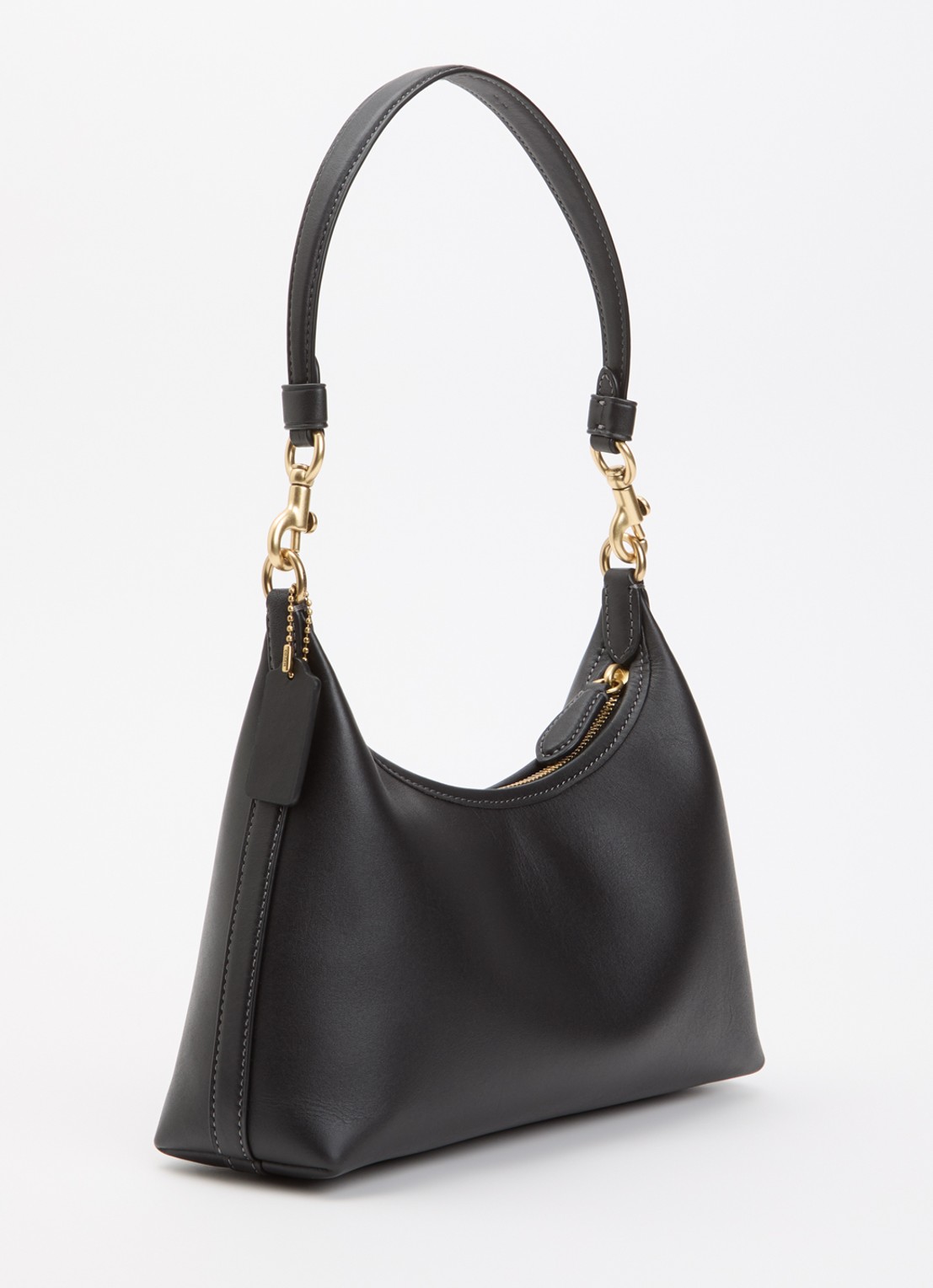 Coach Juliet 25 schoudertas van leer met logo  - achterkant 7 zwart