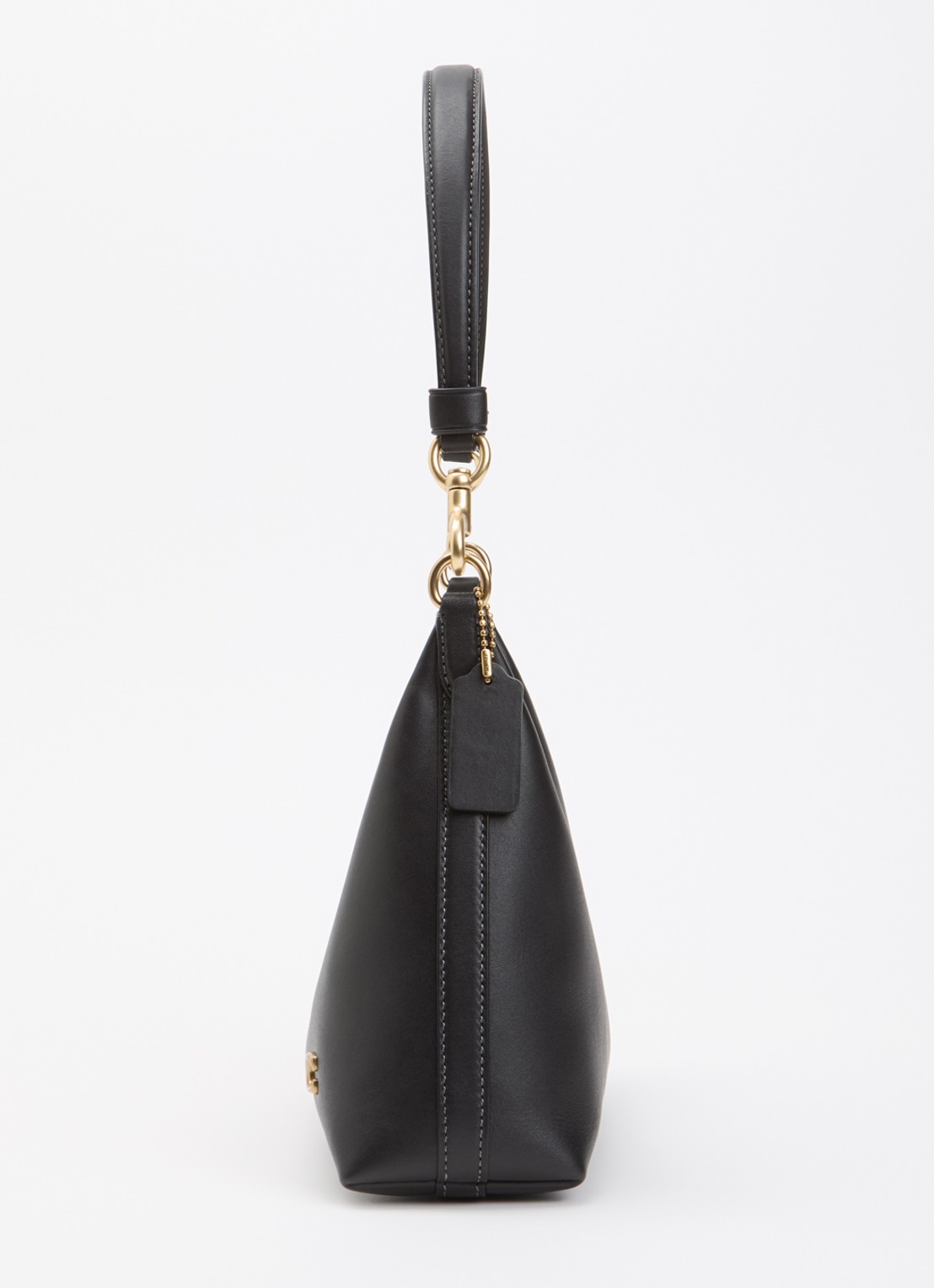 Coach Juliet 25 schoudertas van leer met logo  - detail 2 zwart