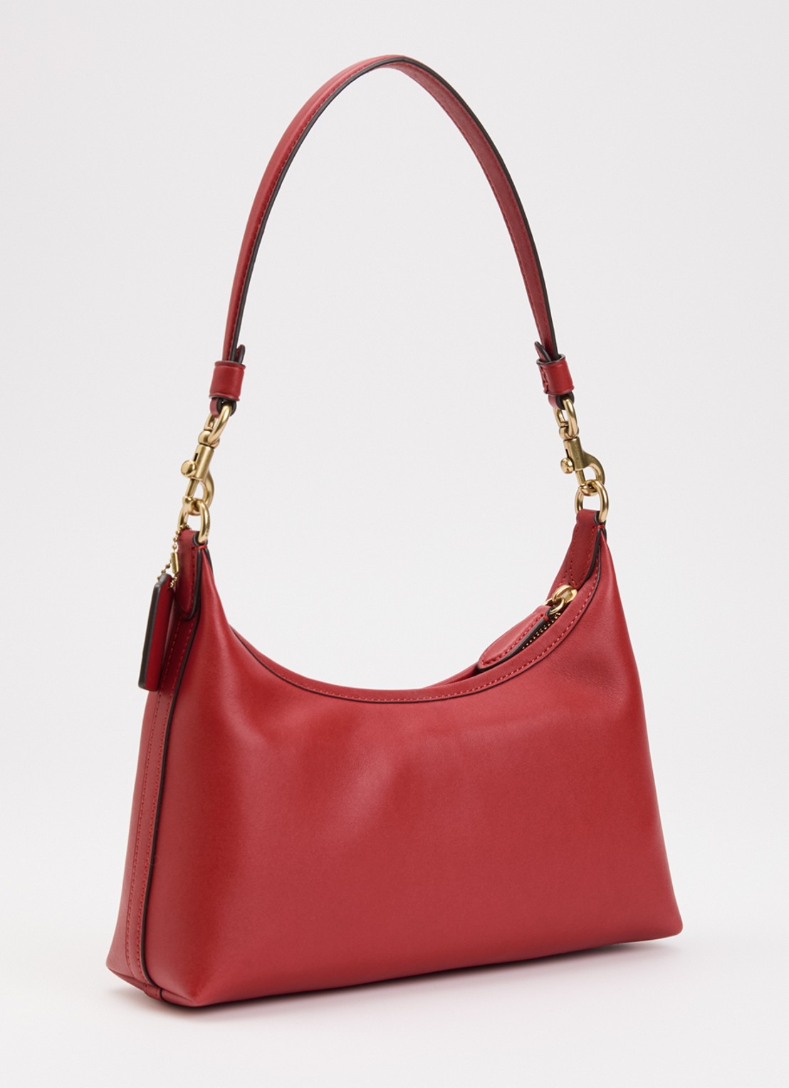 Coach Juliet 25 schoudertas van leer met logo  - achterkant rood