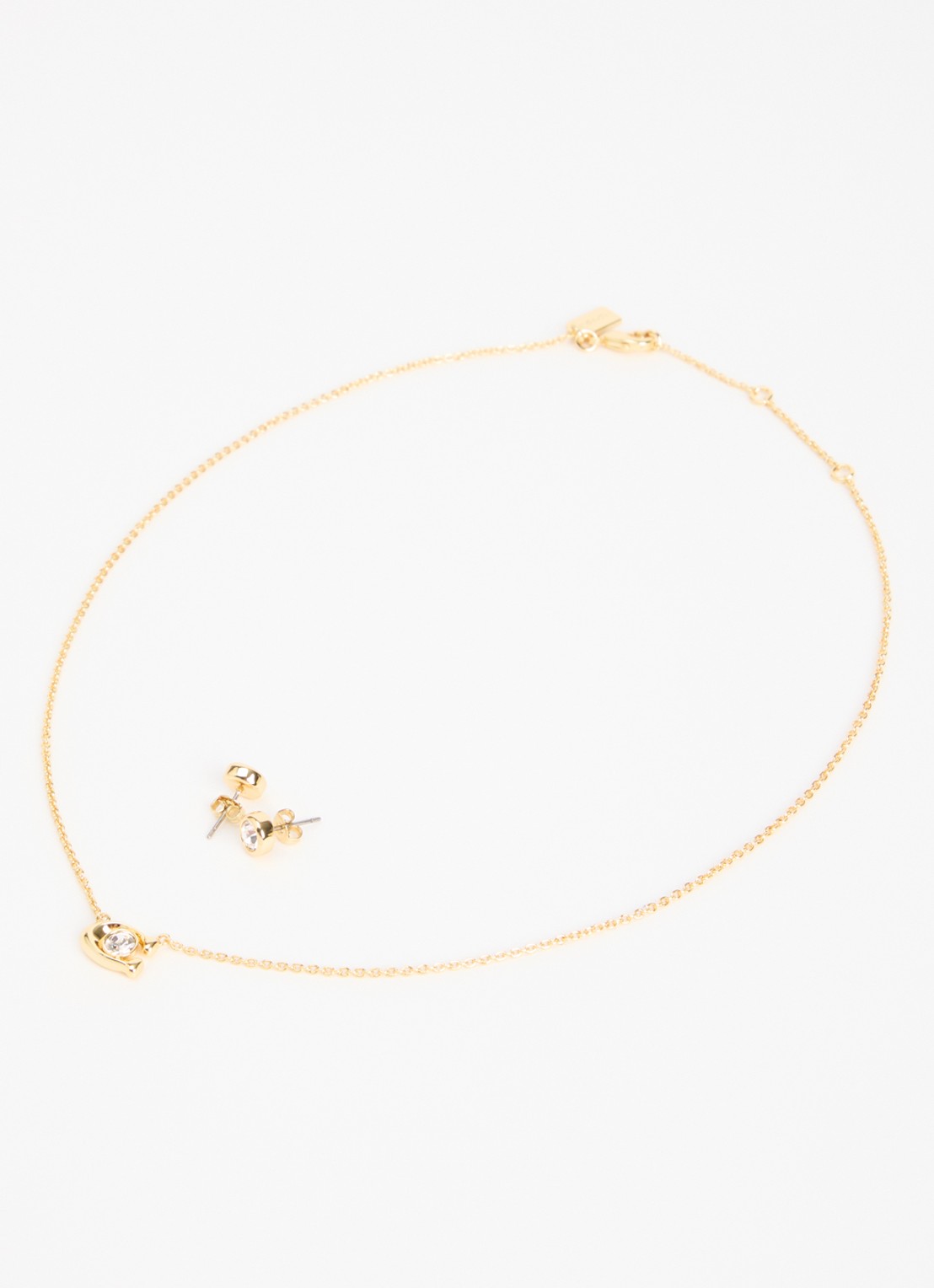 Coach Ketting en oorstekers in set van 2 - detail 2 goud