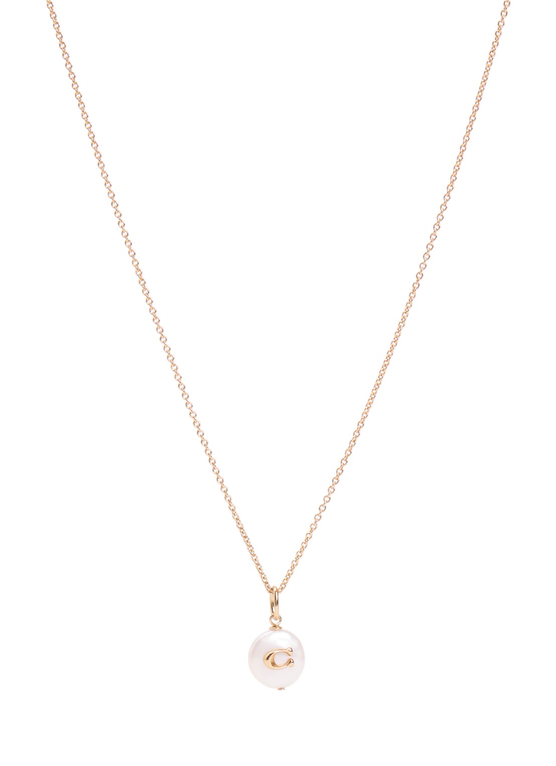 Coach Ketting met hanger - voorkant 3 goud