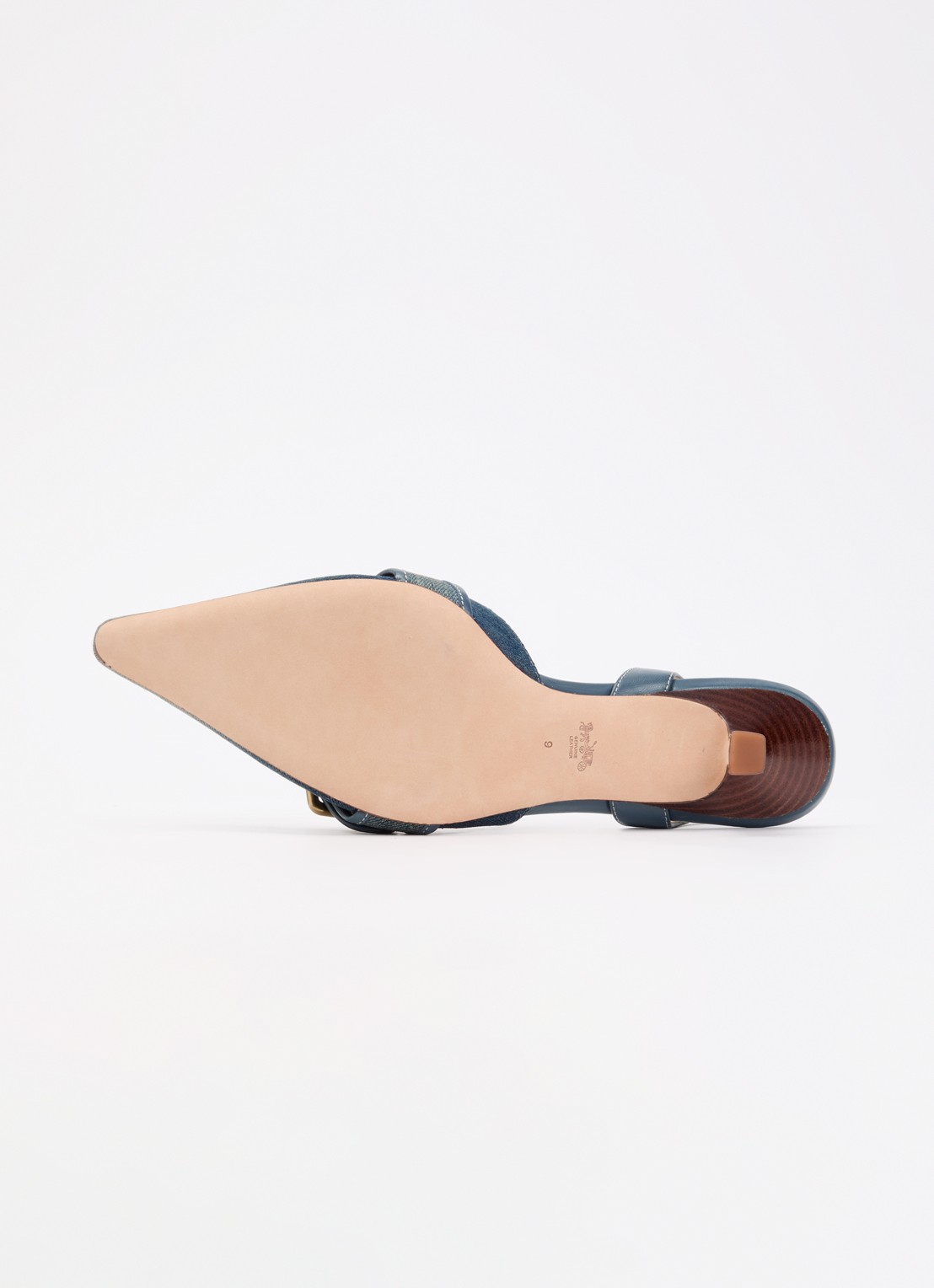 Coach Margot Loved slingback van denim met gespdetail  - detail 4 indigo