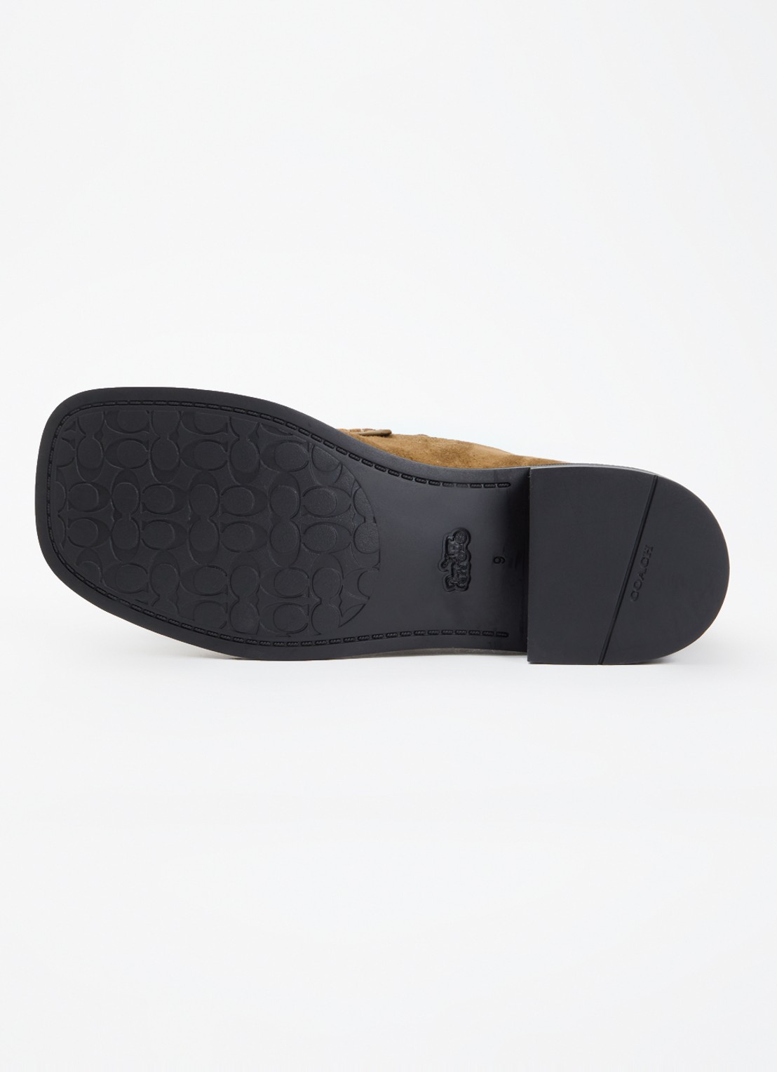 Coach Penny loafer van suède - detail 5 camel
