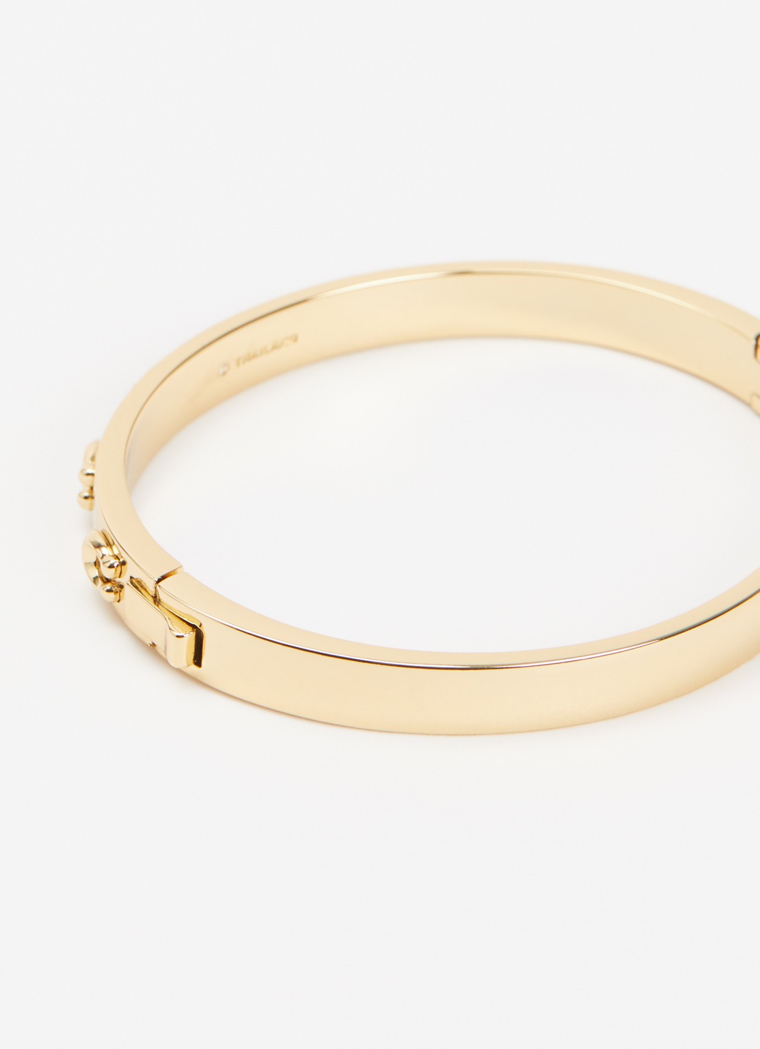 Coach Signature C Hinged bangle  - detail goud