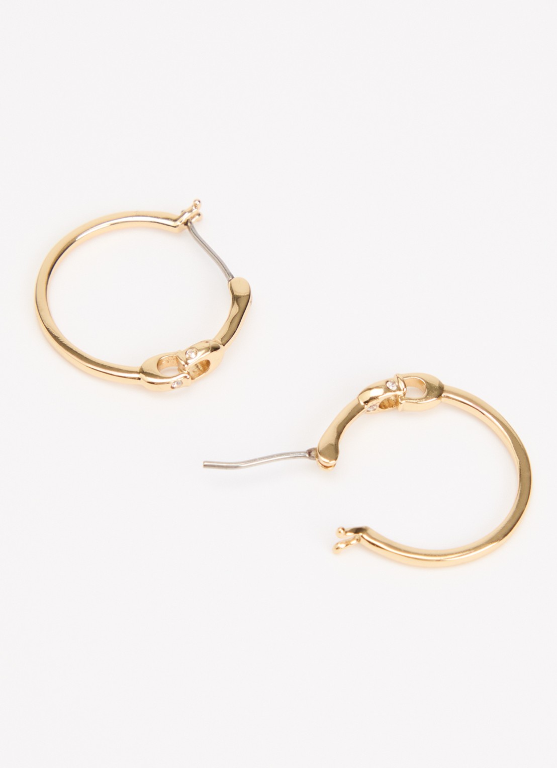 Coach Signature oorringgen - detail goud