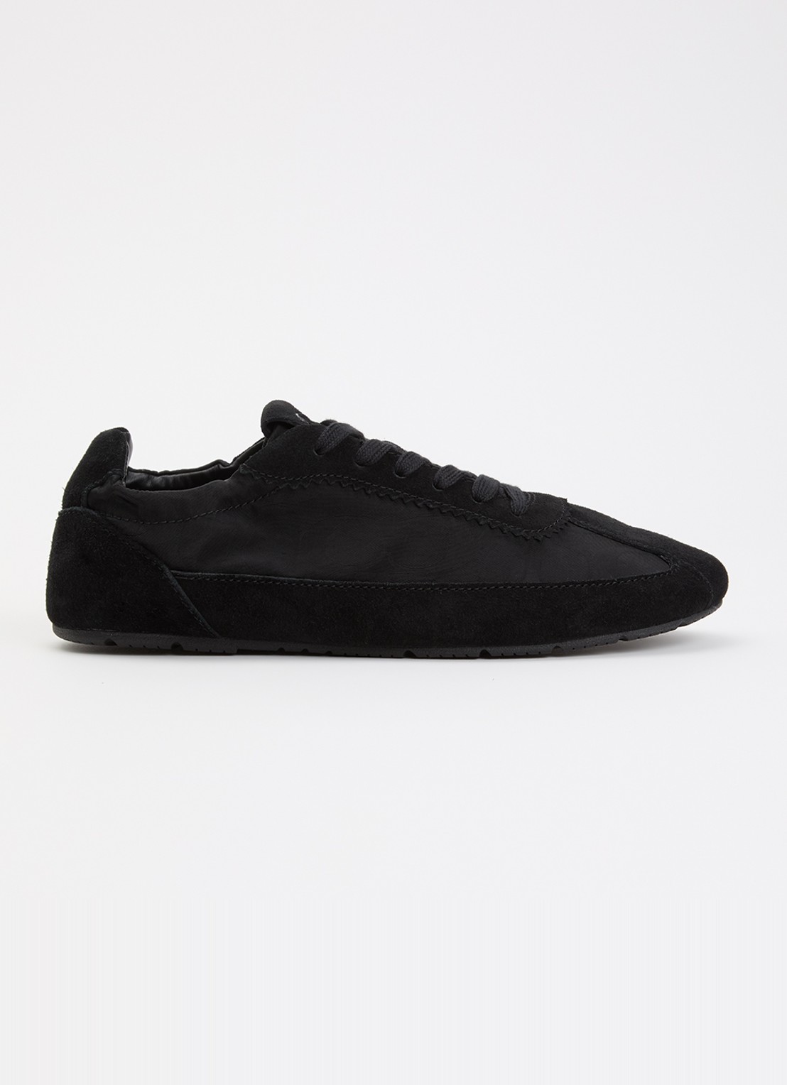 Coach Soft sneaker met suède details - voorkant zwart