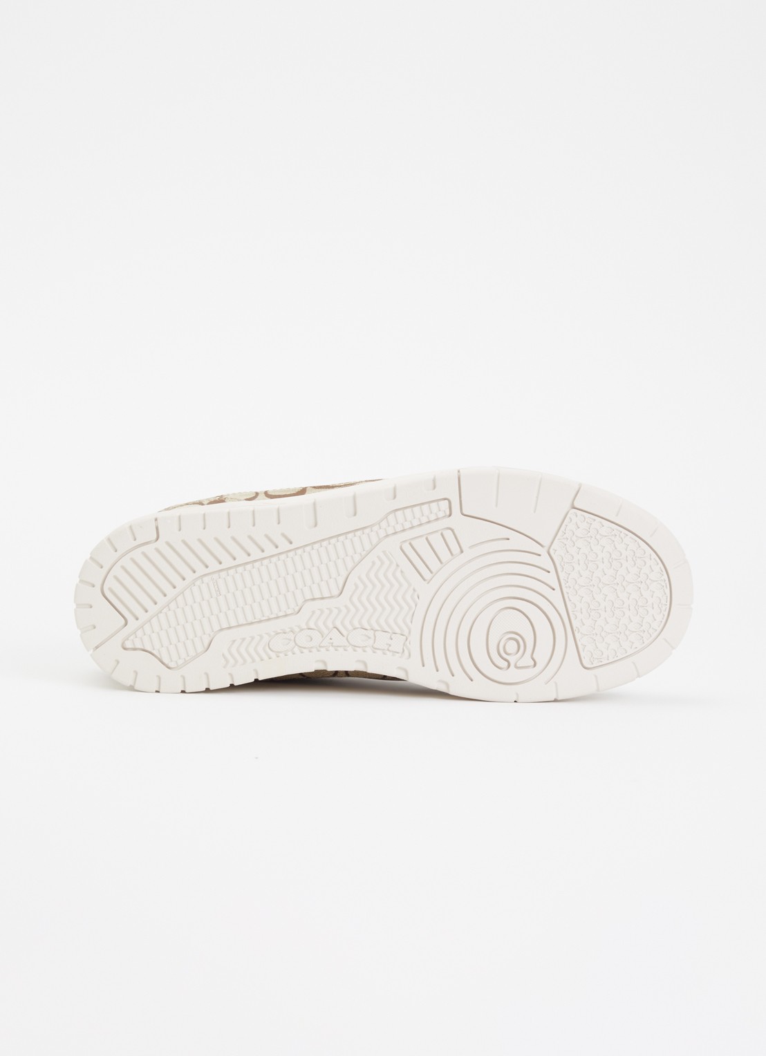 Coach SoHo sneaker met logoprint en details van satijn - detail 5 gebroken wit
