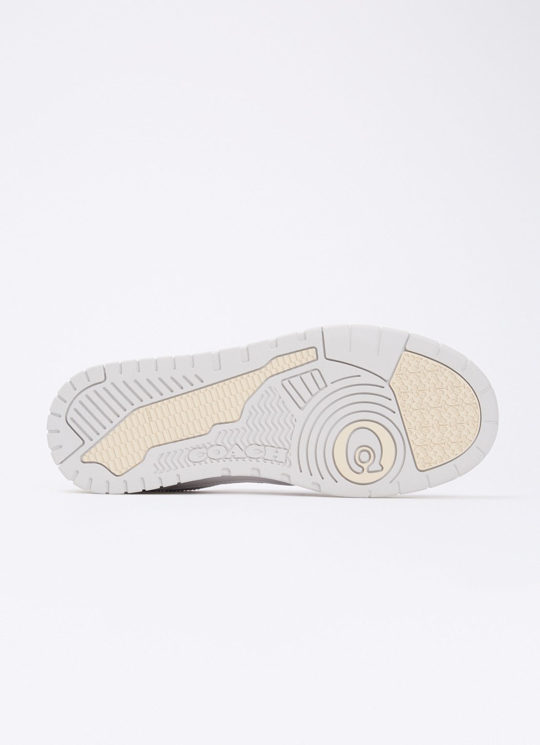 Coach Soho sneaker van leer met logo - detail 3 wit