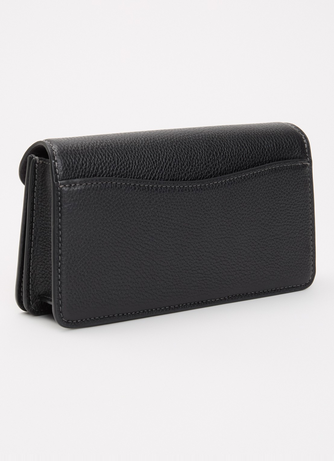 Coach Tabby 19 crossbody tas van leer met afneembare schouderriem - achterkant 7 zwart
