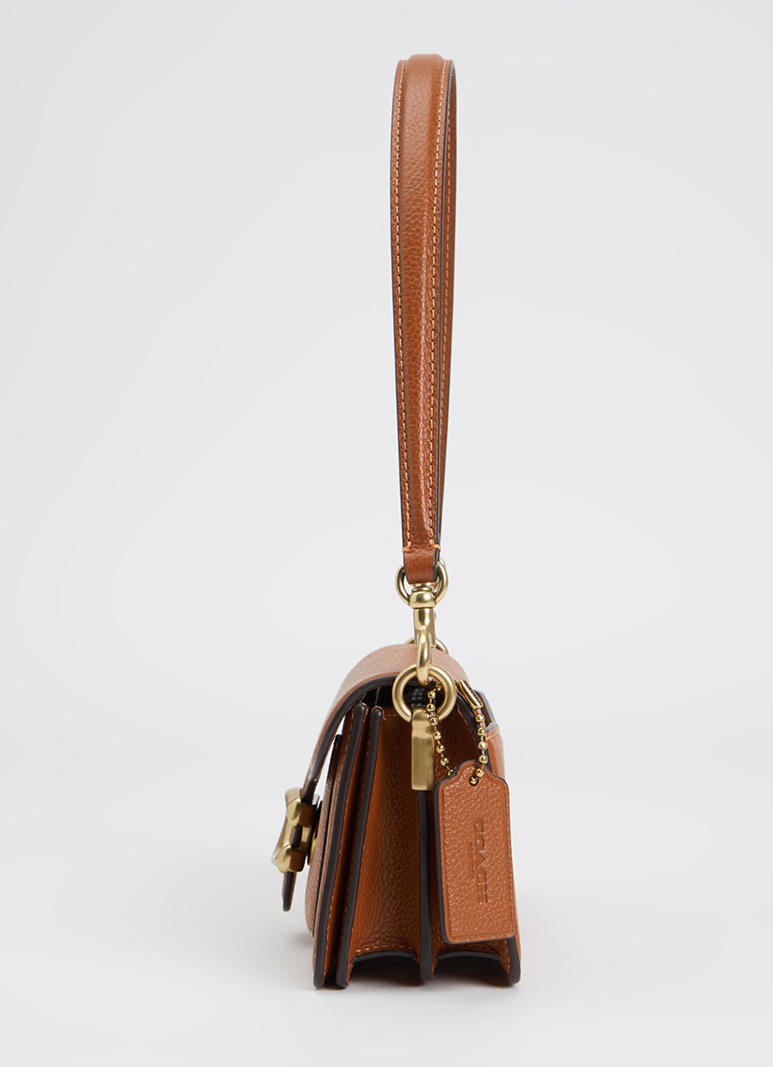 Coach Tabby 20 schoudertas van leer met afneembare schouderriem - detail 2 bruin