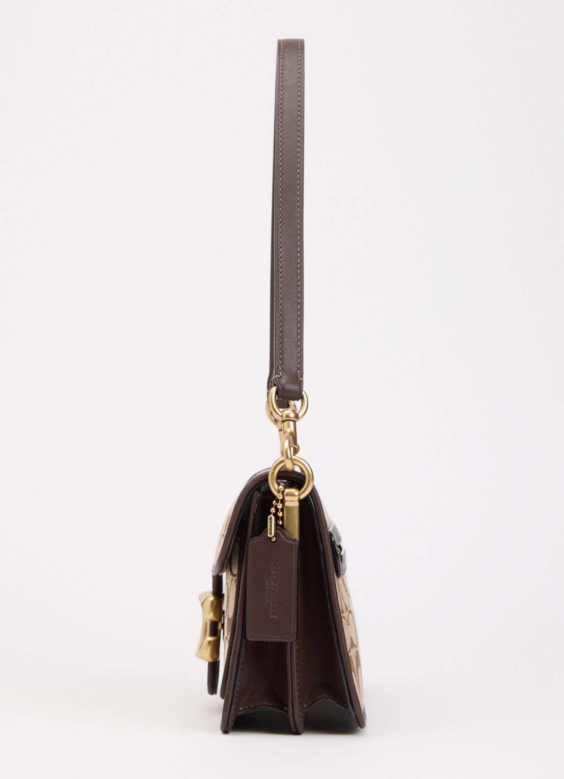 Coach Tabby 26 schoudertas met logoprint - detail 2 beige