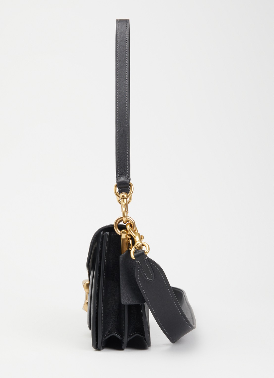 Coach Tabby 26 schoudertas van leer met afneembare schouderriem  - detail 6 zwart
