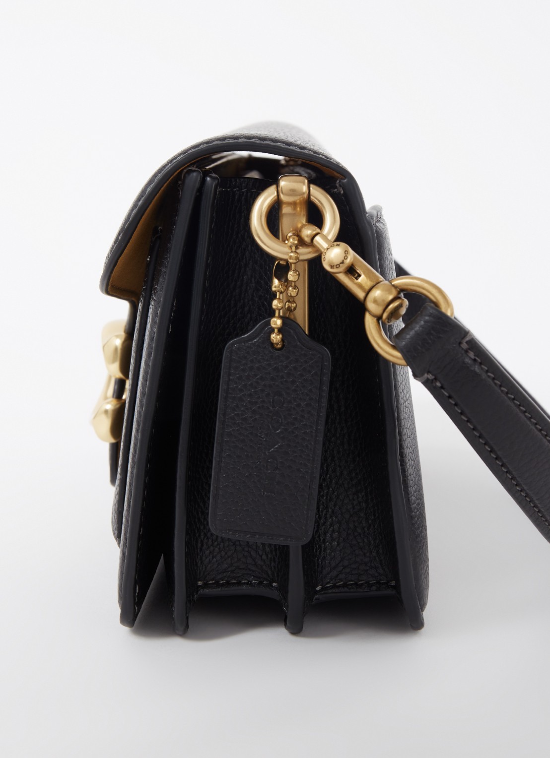 Coach Tabby 26 schoudertas van leer - detail 6 zwart