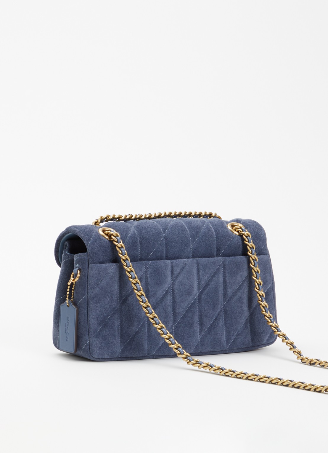 Coach Tabby 26 schoudertas van quilted suède  - achterkant 7 jeans