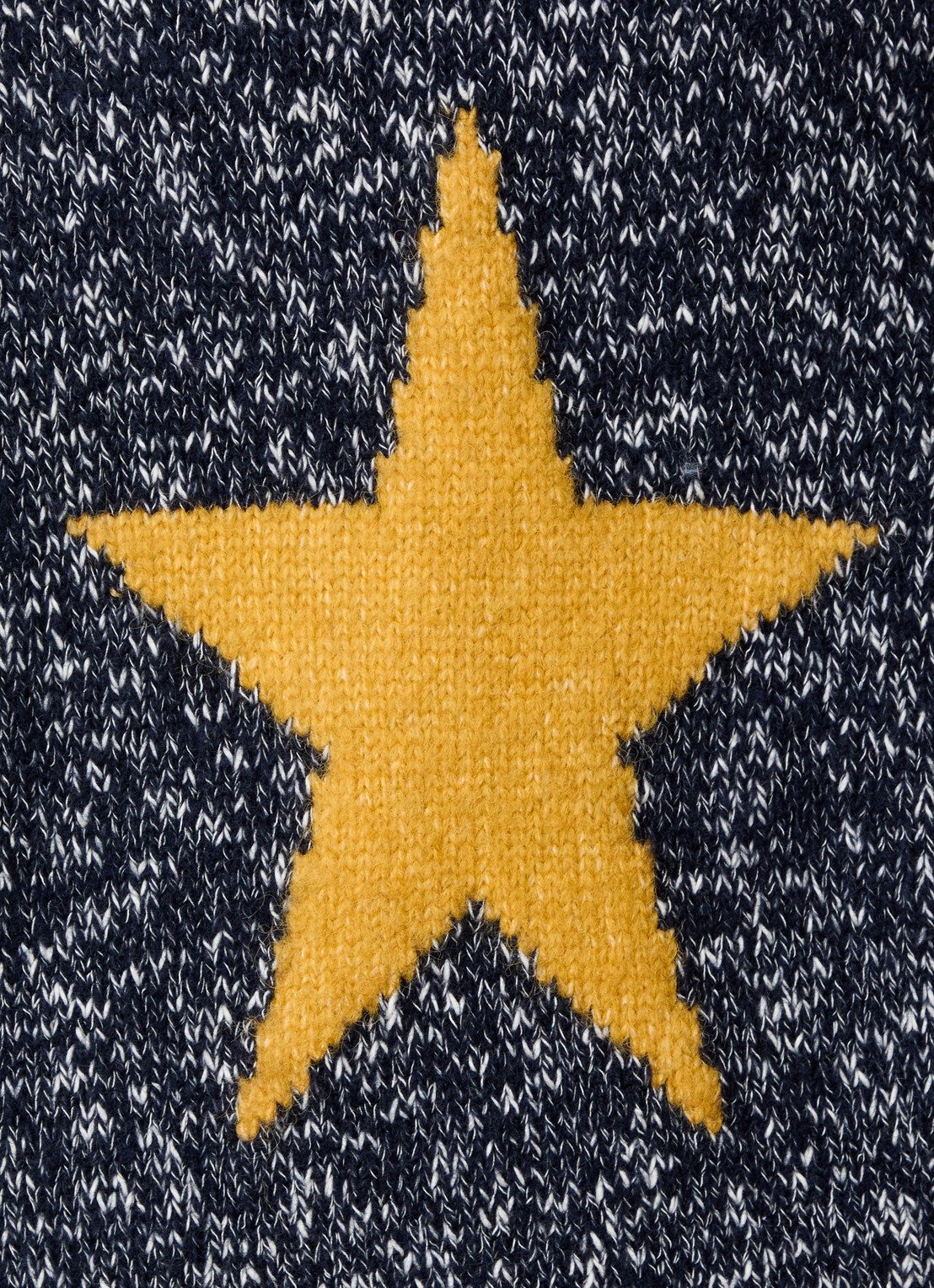 Cole Buxton Grofgebreide trui met ingebreid patroon - detail 5 zwart