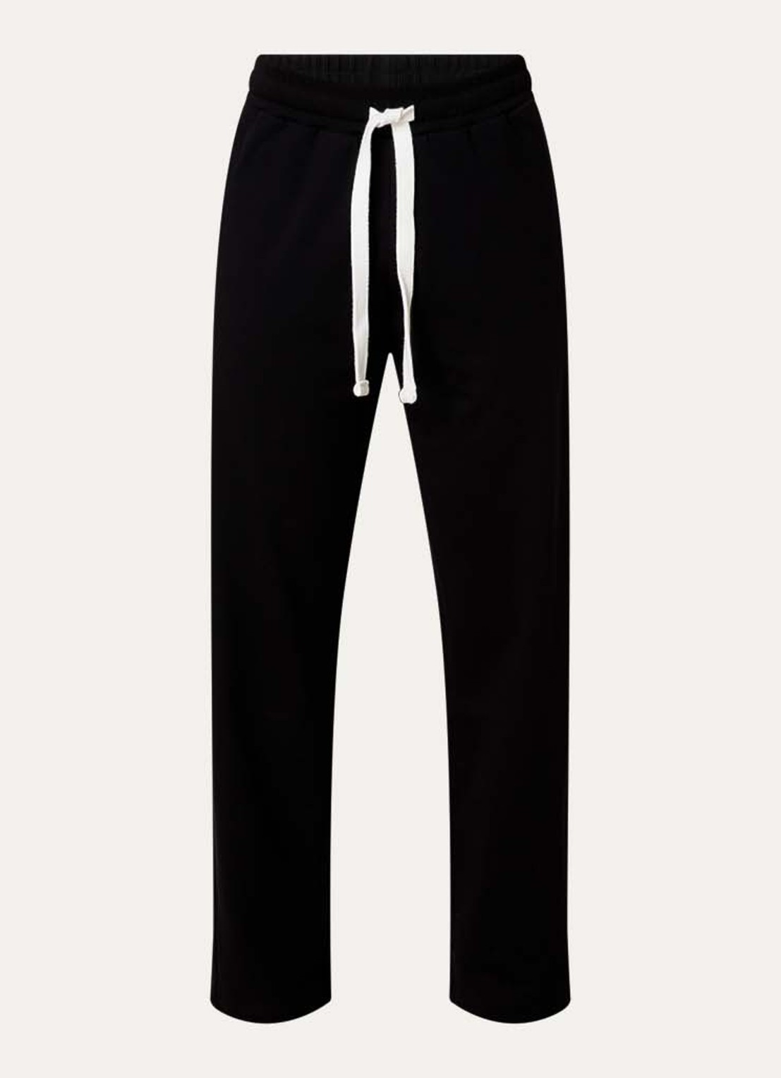 Cole Buxton Loose fit joggingbroek met trekkoord - voorkant 4 zwart