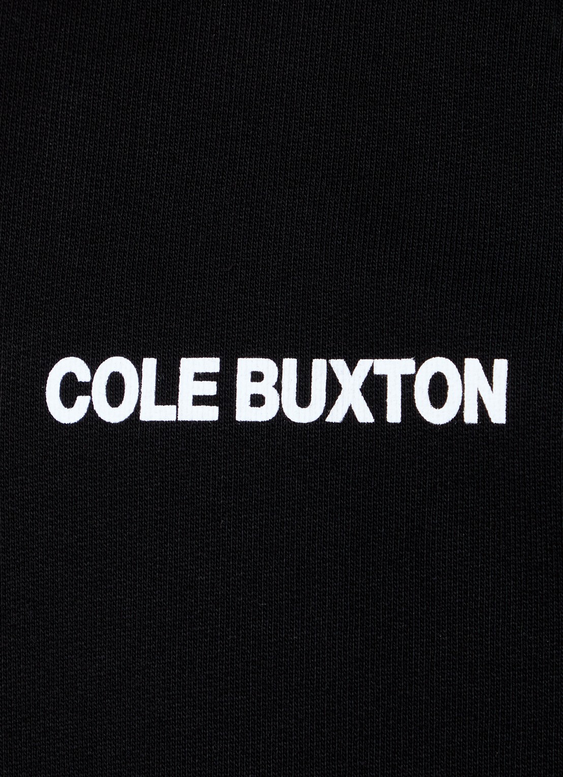 Cole Buxton Sweater met logo- en backprint - detail 5 zwart