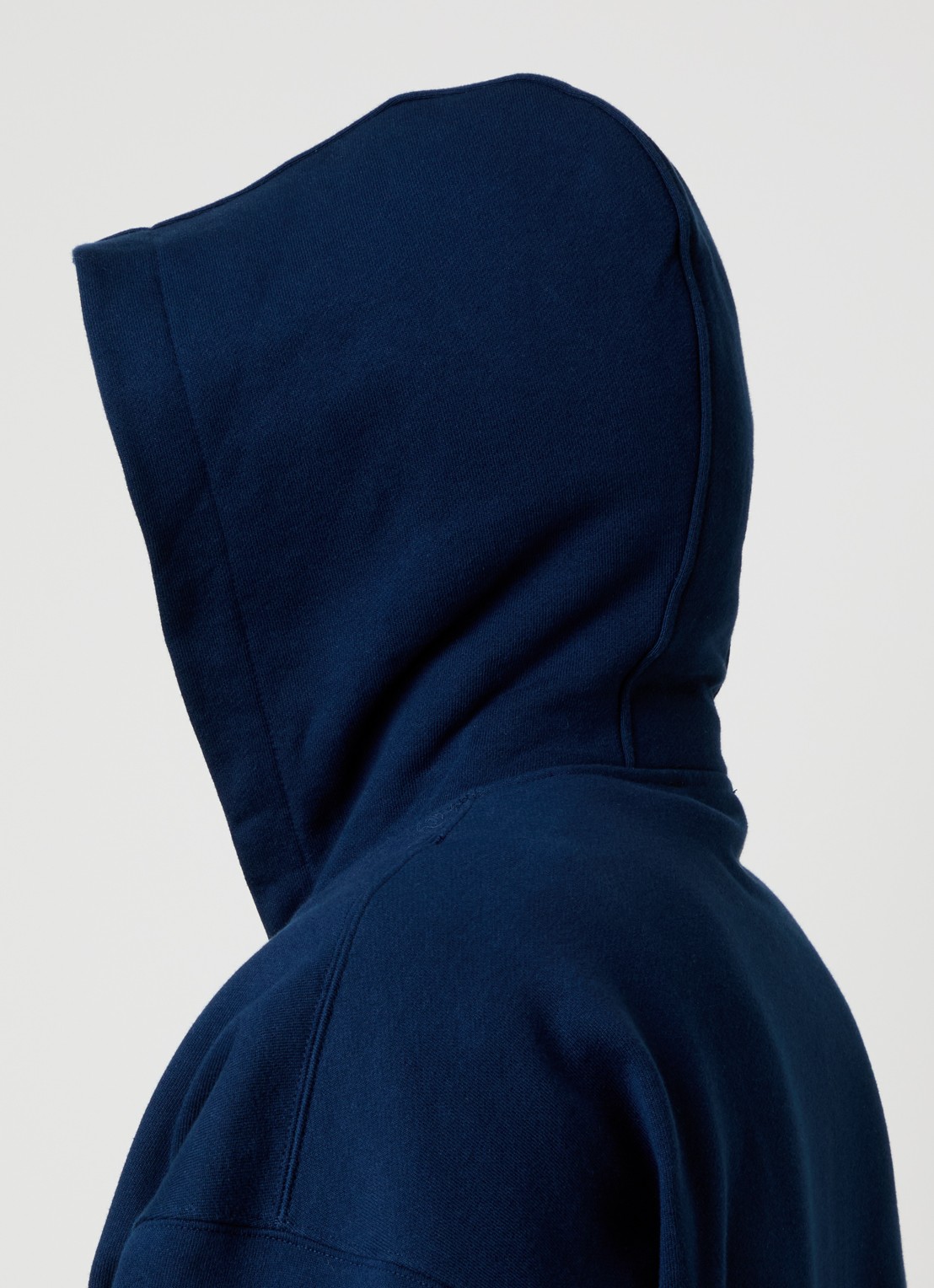 Cole Buxton Sweatvest met capuchon en steekzakken  - detail 2 donkerblauw