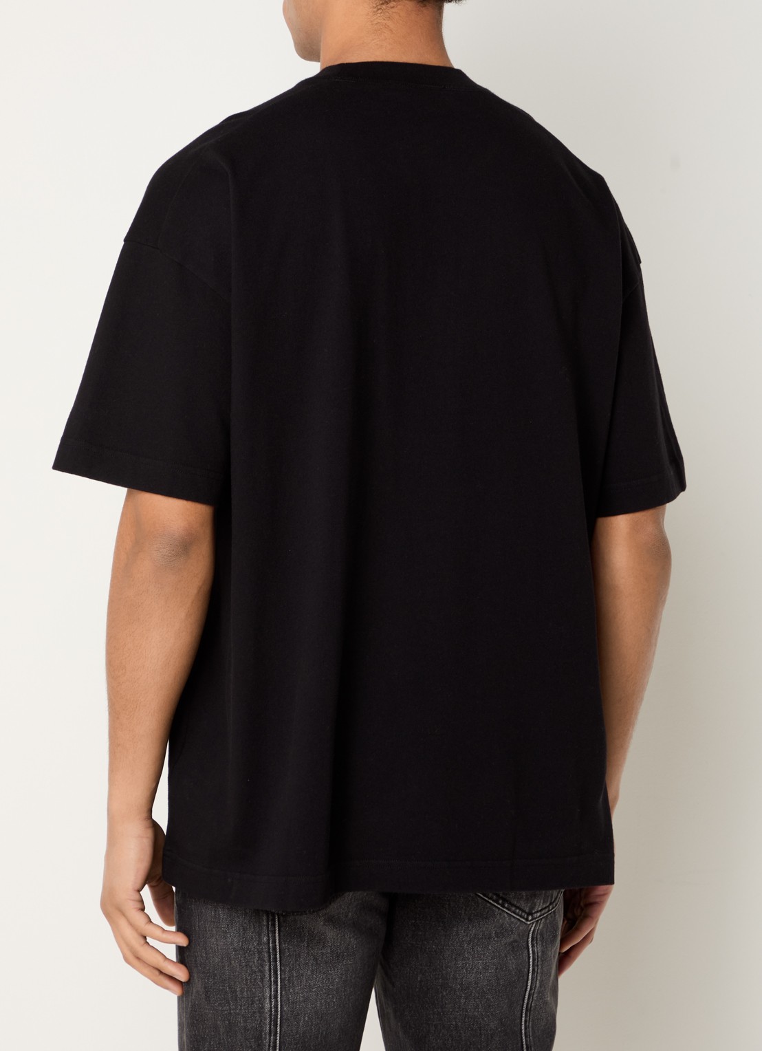 Cole Buxton T-shirt met logoprint  - achterkant zwart