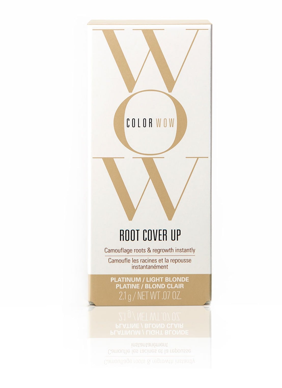 Color Wow Root Cover Up - uitgroei poeder - voorkant 5 platinum