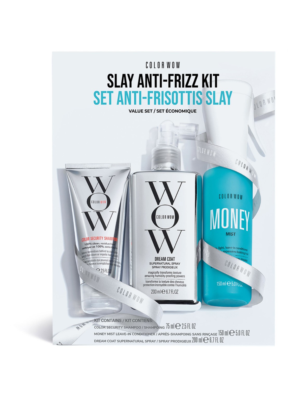 Color Wow Slay Anti-Frizz kit - haarverzorgingsset - voorkant 2 undefined