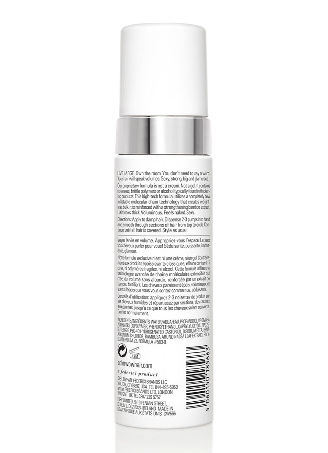 Color Wow Xtra Large Bombshell Volumizer - volume stylingmousse - voorkant 3 undefined