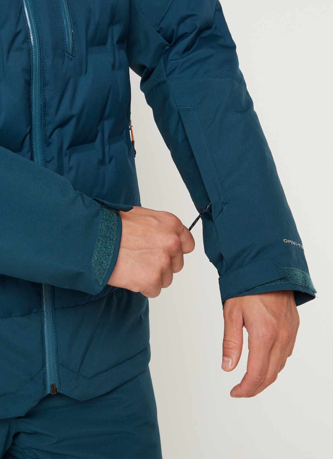 Columbia Wild Card III ski-jas met donsvulling en afneembare capuchon  - detail 3 zeegroen
