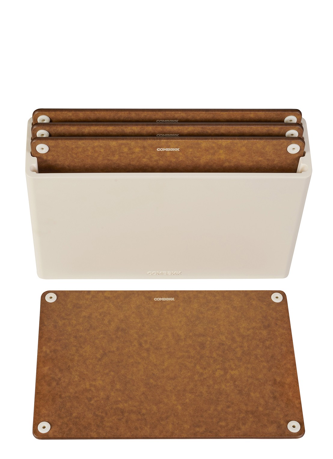 Combekk Snijplank 22 x 32 cm set van 4 - detail 3 zand