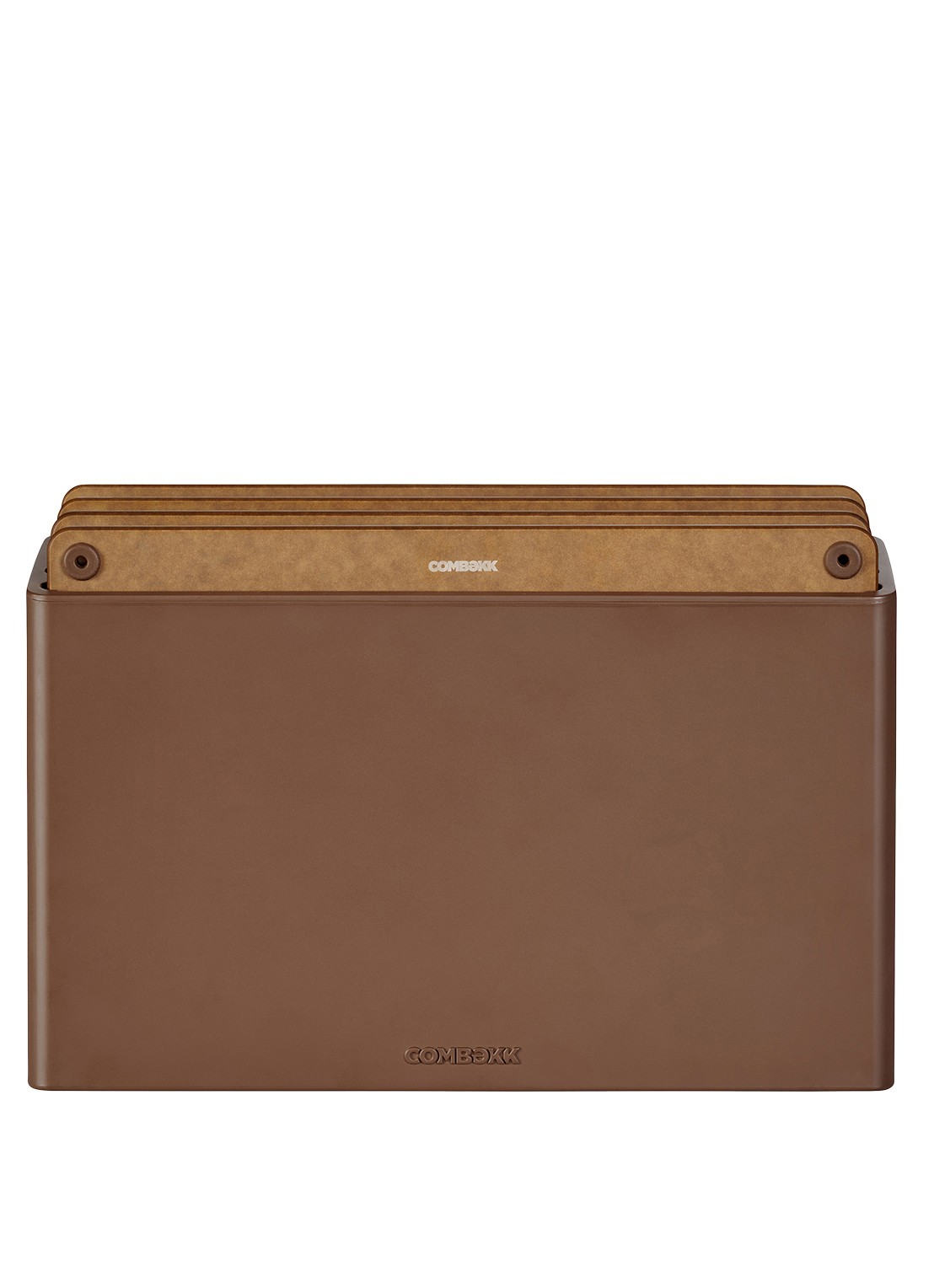 Combekk Snijplank 22 x 32 cm set van 4 - detail bruin