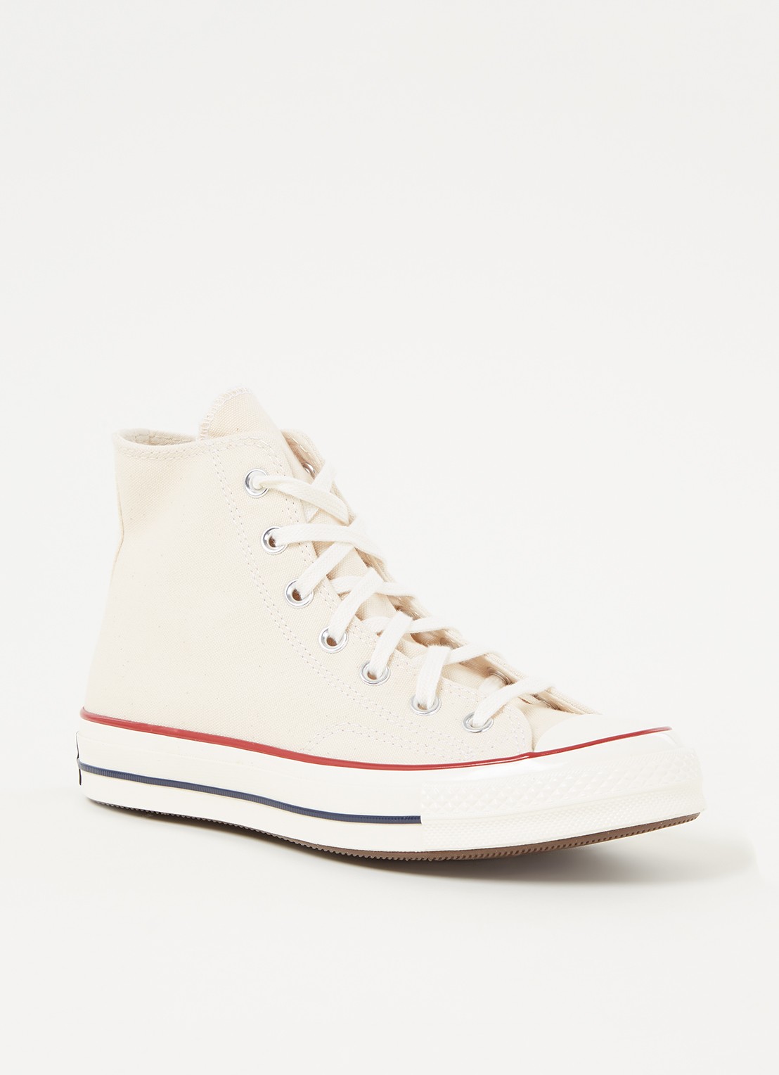 Converse Chuck 70 Hi sneaker van canvas - voorkant creme