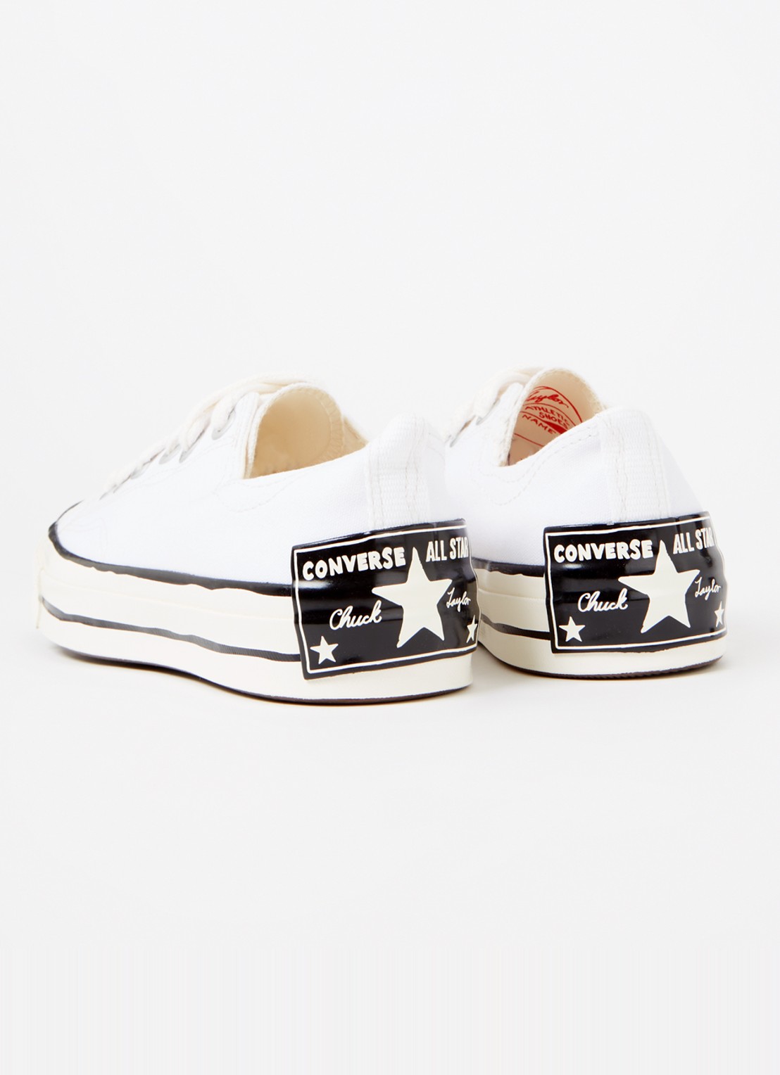 Converse Chuck 70 OX sneaker van canvas  - achterkant 5 wit